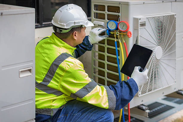 Professional Heat Pump Repair technician working in Vernon, NJ